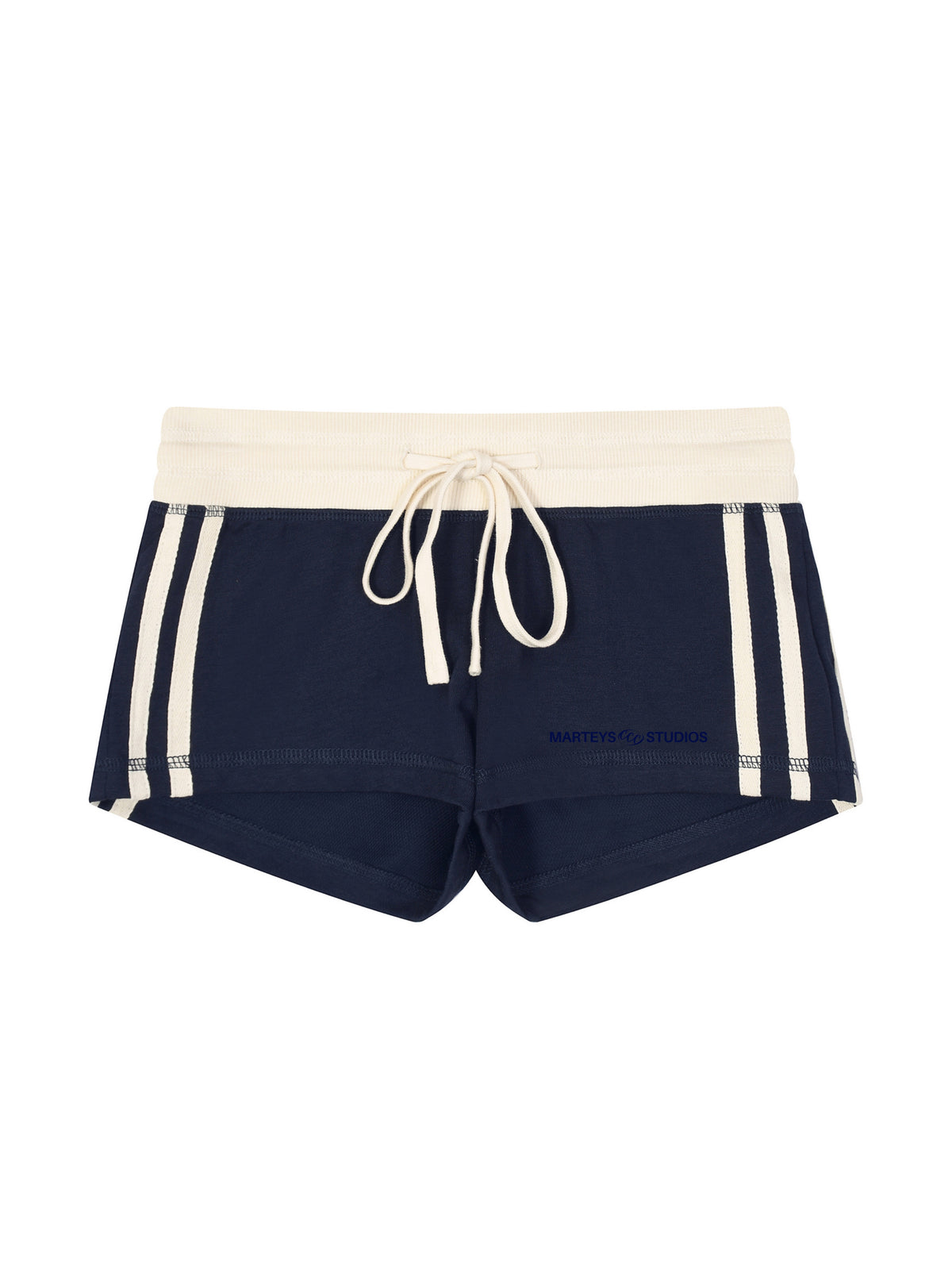 Navy Track Shorts