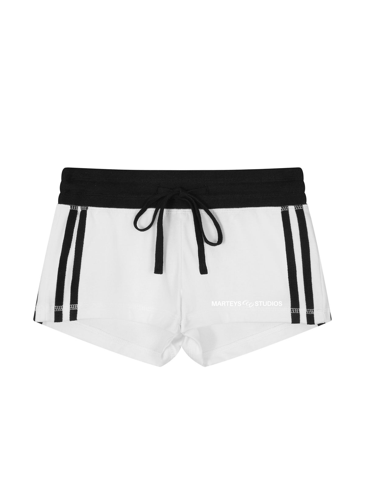 White Track Shorts