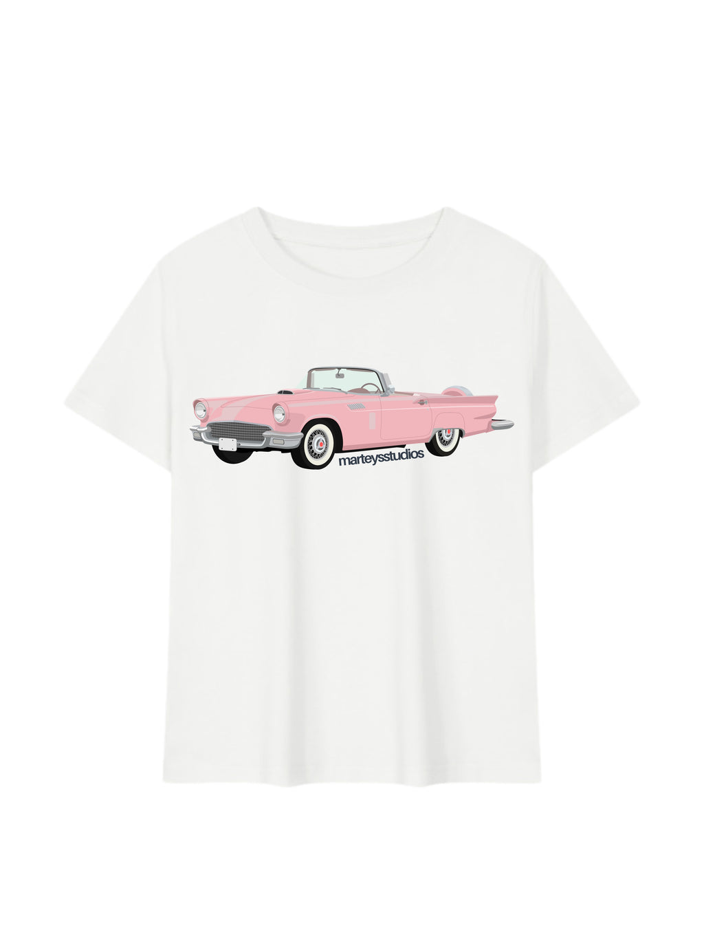 Pink Car Baby Tee